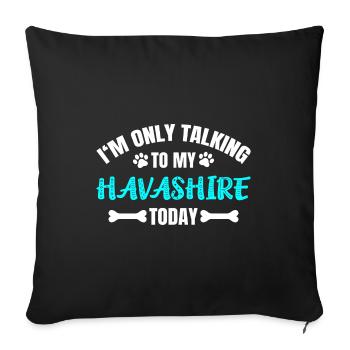 Havashire - Sofa pillowcase 17,3'' x 17,3'' (45 x 45 cm) - black - Front
