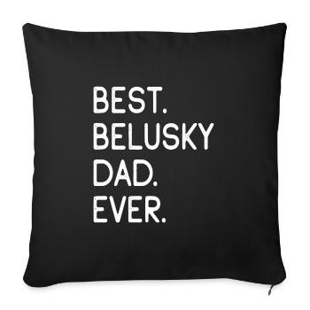 Belusky Dad - Sofa pillowcase 17,3'' x 17,3'' (45 x 45 cm) - black - Front