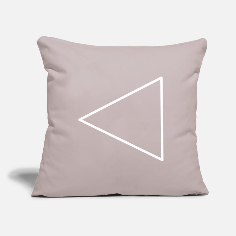 Triangle Housse de coussin décorative 45 x 45 cm