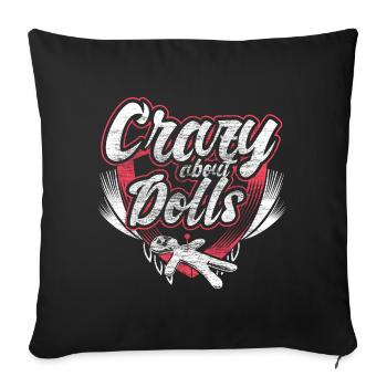 Voodoo Magic Funny - Sofa pillowcase 17,3'' x 17,3'' (45 x 45 cm) - black - Front