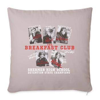 The Breakfast Club Quotes - Sofa pillowcase 17,3'' x 17,3'' (45 x 45 cm) - light taupe - Front