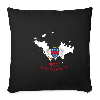 Saint-Barthelemy - Sofakissenbezug 45 x 45 cm - Schwarz - Vorne