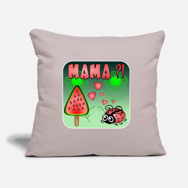Glace à la pastèque - SUMMER LADYBUG Housse de coussin décorative 45 x 45 cm