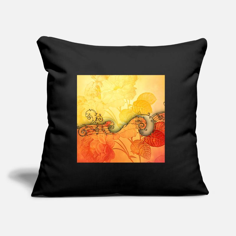 Roses élégantes avec notes d’ouverture Housse de coussin décorative 45 x 45 cm