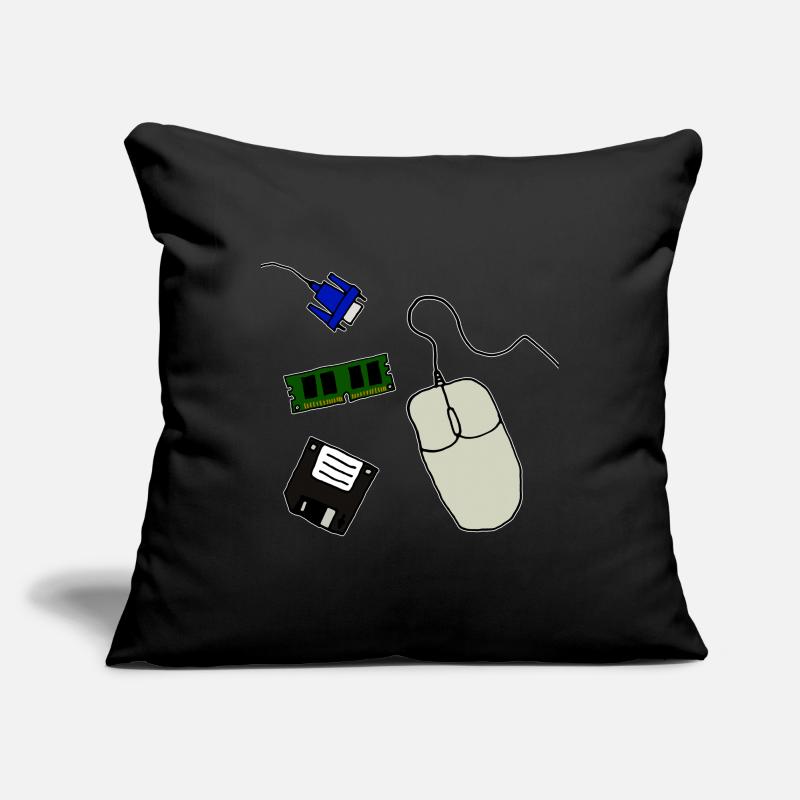 Retro Computer Sofa pillowcase 17,3'' x 17,3'' (45 x 45 cm)