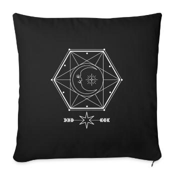 Couleurs de l’icône Signification du symbole - Housse de coussin décorative 45 x 45 cm - noir - Devant