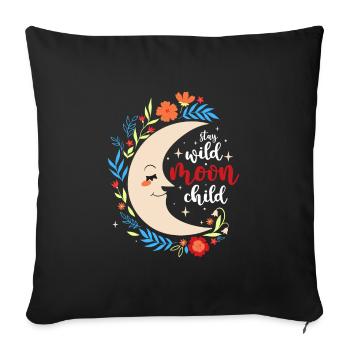 Signification de la forme Rune Sky - Housse de coussin décorative 45 x 45 cm - noir - Devant