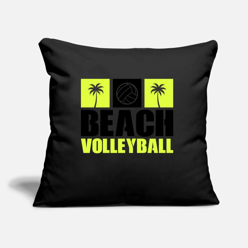 Beach-volley Housse de coussin décorative 45 x 45 cm