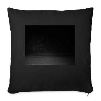 Créature effrayante dans la forêt - Housse de coussin décorative 45 x 45 cm - noir - Devant