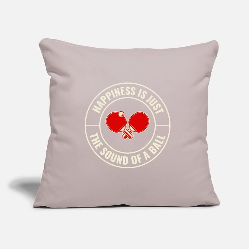 Ping Pong Master Table Tennis Coach Paddle Player Sofa pillowcase 17,3'' x 17,3'' (45 x 45 cm)