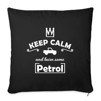 Amis des moteurs à combustion - Housse de coussin décorative 45 x 45 cm - noir - Devant