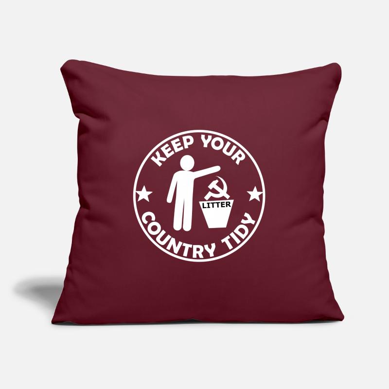 Keep the environment clean Sofa pillowcase 17,3'' x 17,3'' (45 x 45 cm)