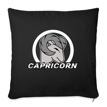 Horoscope Capricorn Zodiac Sign Astronomy - Sofa pillowcase 17,3'' x 17,3'' (45 x 45 cm) - black - Front