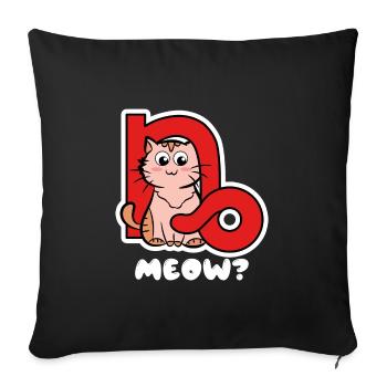 Signe du zodiaque Cool Horoscope Déclaration Capricorne - Housse de coussin décorative 45 x 45 cm - noir - Devant