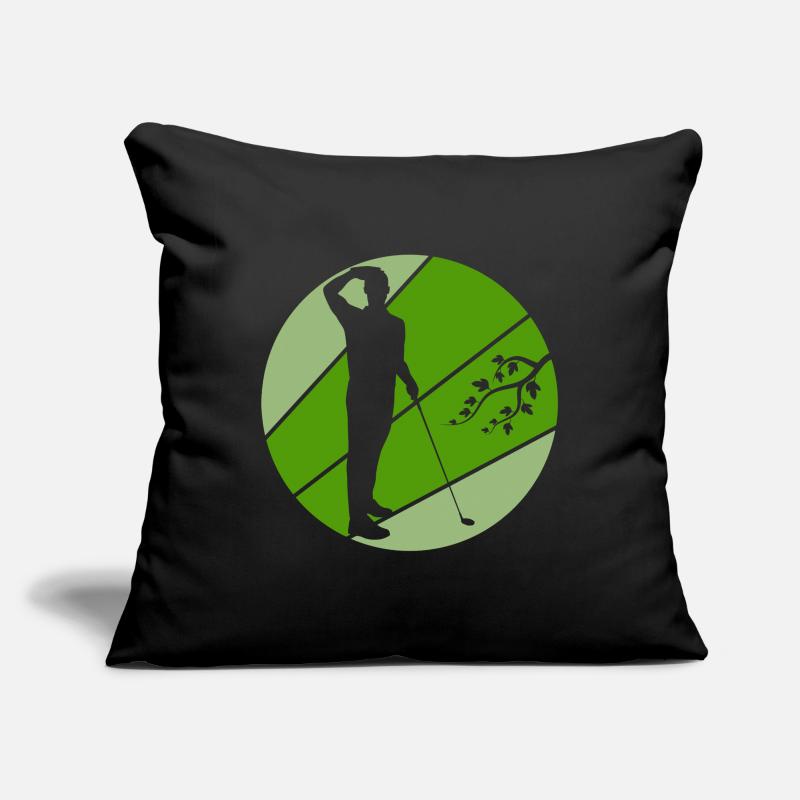 golf golf golfeur tee off Housse de coussin décorative 45 x 45 cm