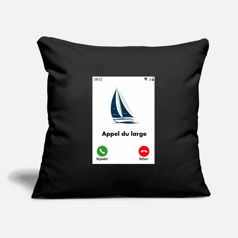 Appel du large Housse de coussin décorative 45 x 45 cm