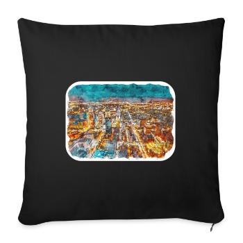 China Watercolor Sketch Hand Drawn Illustration - Sofa pillowcase 17,3'' x 17,3'' (45 x 45 cm) - black - Front