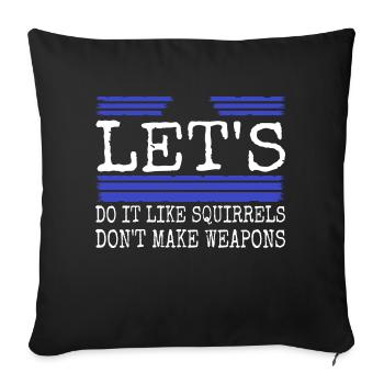 dove of peace counterculture global peace awesome - Sofa pillowcase 17,3'' x 17,3'' (45 x 45 cm) - black - Front