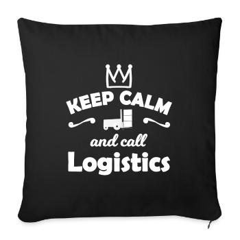 L’équipe Transport - Housse de coussin décorative 45 x 45 cm - noir - Devant