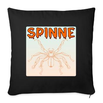 HALLOWEEN KOSTÜME - SPINNENTIERE SPINNE - Sofakissenbezug 45 x 45 cm - Schwarz - Vorne