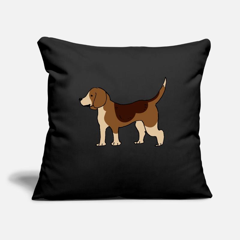 Beagle Housse de coussin décorative 45 x 45 cm