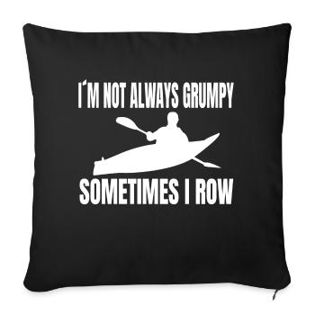 Rowing Saying Rowing Club Funny Rowing Rower - Sofa pillowcase 17,3'' x 17,3'' (45 x 45 cm) - black - Front