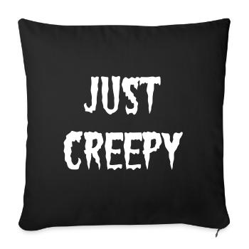 Sprüche, Halloween Outfit, verschenken - Sofakissenbezug 45 x 45 cm - Schwarz - Vorne