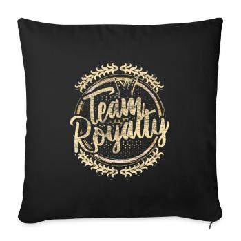 Idée cadeau pour la fête des mères mère et fille - Housse de coussin décorative 45 x 45 cm - noir - Devant