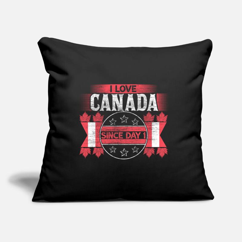 Idée cadeau Canada Snow Origin Housse de coussin décorative 45 x 45 cm