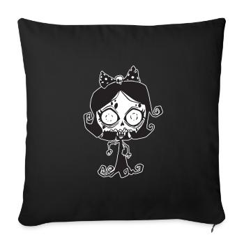 Vampir-Zombie - Sofakissenbezug 45 x 45 cm - Schwarz - Vorne