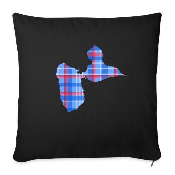 Guadeloupe - Housse de coussin décorative 45 x 45 cm - noir - Devant