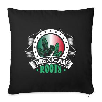 Mexiko Mexikanisch Stolz Geschenkidee - Sofakissenbezug 45 x 45 cm - Schwarz - Vorne