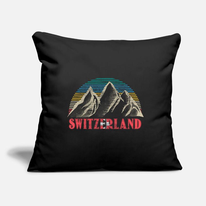 Schweiz Schweizer Herkunft Geschenk Sofakissenbezug 45 x 45 cm