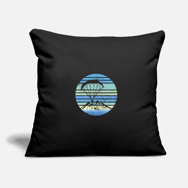 Paramotorisation Rétro Design Housse de coussin décorative 45 x 45 cm