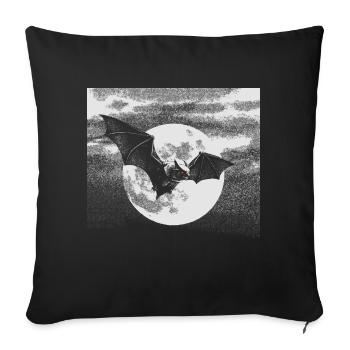 Der Vampir - Sofakissenbezug 45 x 45 cm - Schwarz - Vorne