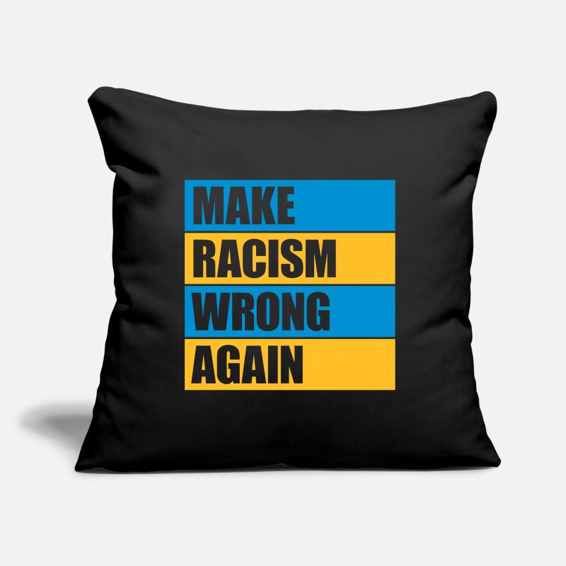 make racism wrong again Sofa pillowcase 17,3'' x 17,3'' (45 x 45 cm)