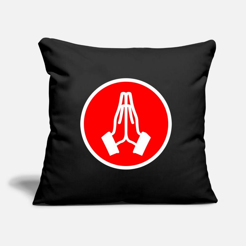 Praying Hands Circle Sofa pillowcase 17,3'' x 17,3'' (45 x 45 cm)