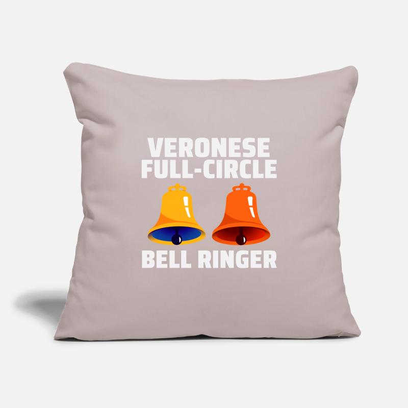 Veronese Full-Circle Bell Ringer Ringing Hobby Housse de coussin décorative 45 x 45 cm