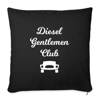 Le Diesel Driver Club - Housse de coussin décorative 45 x 45 cm - noir - Devant