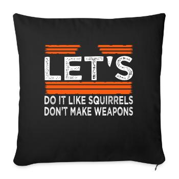 awesome humor bird pride child sayings - Sofa pillowcase 17,3'' x 17,3'' (45 x 45 cm) - black - Front