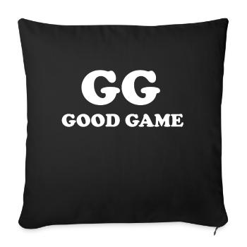 Jeu PC de jeu - Housse de coussin décorative 45 x 45 cm - noir - Devant