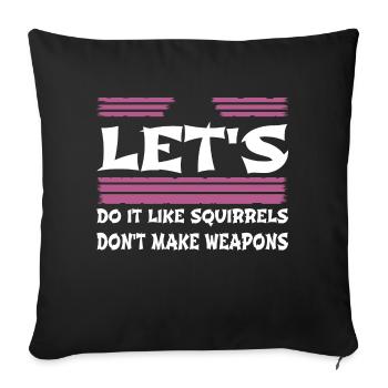 Cadeau d’anniversaire Paix pour Paris Green Disarmament - Housse de coussin décorative 45 x 45 cm - noir - Devant
