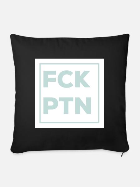 FCKPTN LGBW - Sofakissenbezug 45 x 45 cm - Schwarz