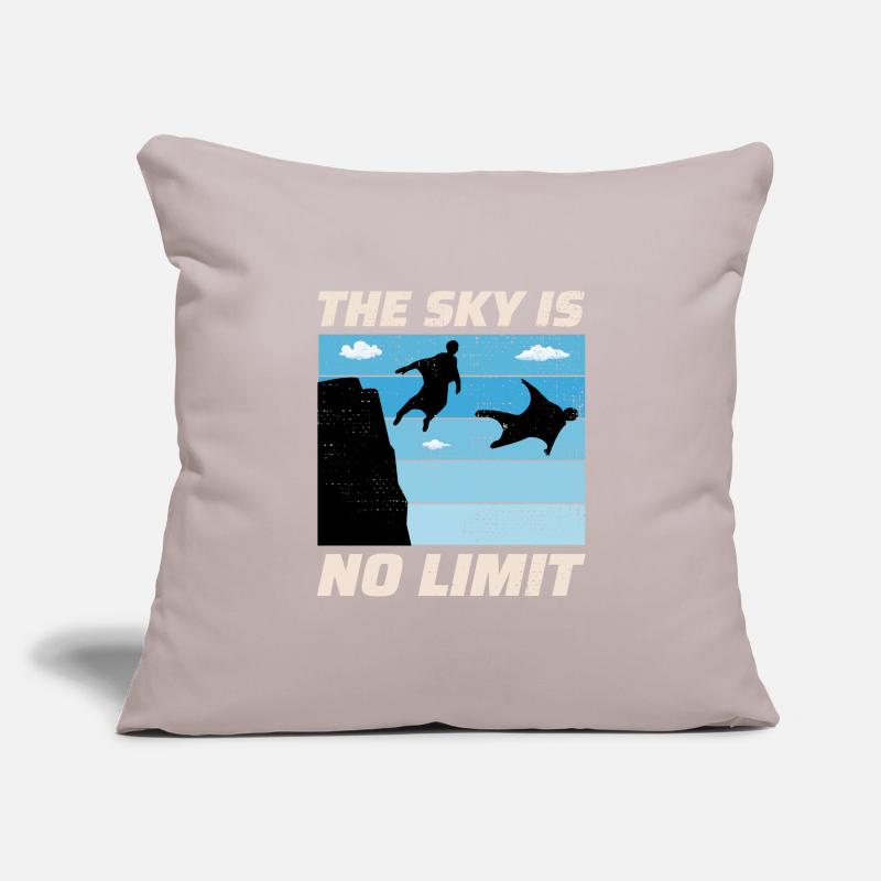 Wingsuit volant Base Jumping Parachutisme Wingsuit Housse de coussin décorative 45 x 45 cm