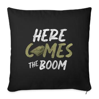 Military Weapons - Sofa pillowcase 17,3'' x 17,3'' (45 x 45 cm) - black - Front