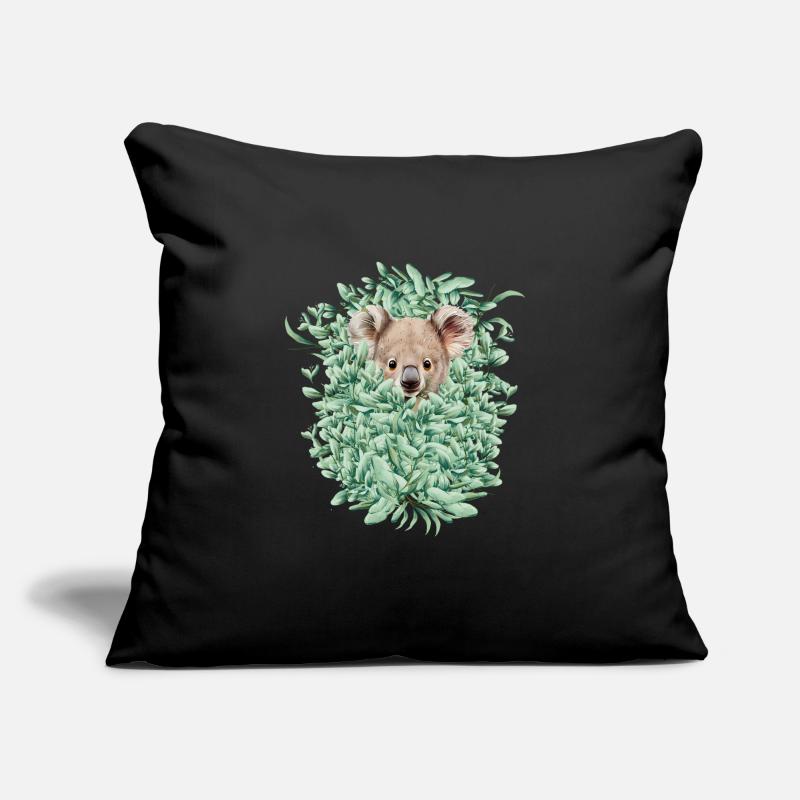 Koala Bear dans la forêt d’eucalyptus Housse de coussin décorative 45 x 45 cm