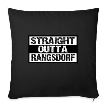 Rangsdorf - Sofakissenbezug 45 x 45 cm - Schwarz - Vorne
