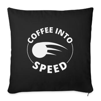 Völkerball Spieler Trainer Team Sport Kaffee - Sofakissenbezug 45 x 45 cm - Schwarz - Vorne
