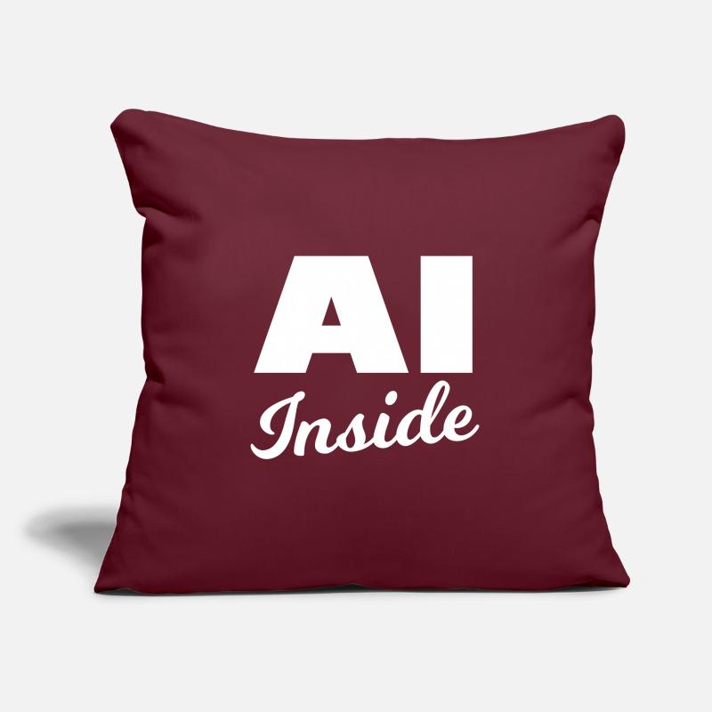 Artificial intelligence Sofa pillowcase 17,3'' x 17,3'' (45 x 45 cm)