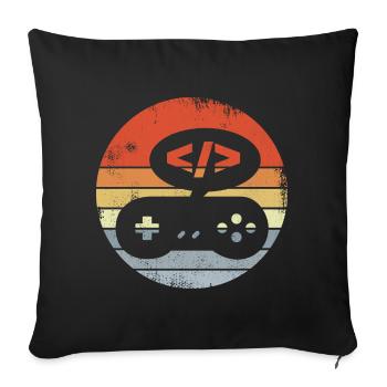 Game Designer - Sofakissenbezug 45 x 45 cm - Schwarz - Vorne